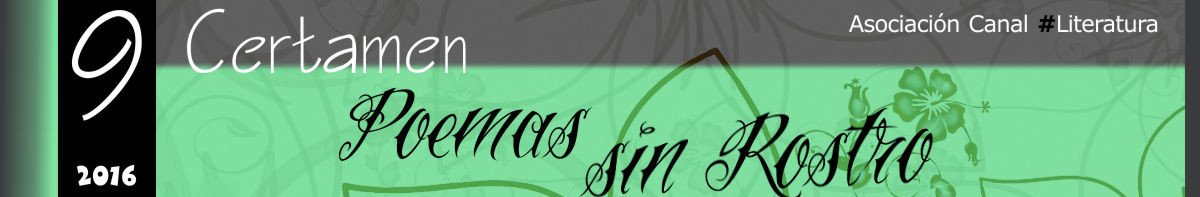 9 Certamen "Poemas sin Rostro" 2016