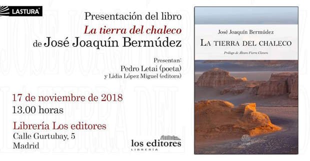 José Joaquín Bermúdez presenta en Madrid el poemario «La tierra del chaleco»