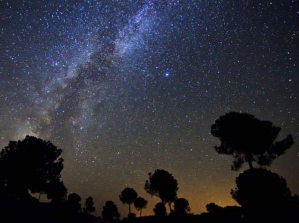 mirando al cielo
