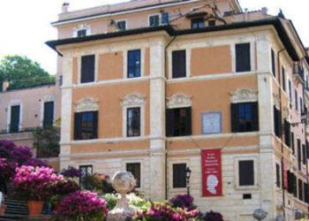 Casina Rossa en Piazza di Spagna, Roma.